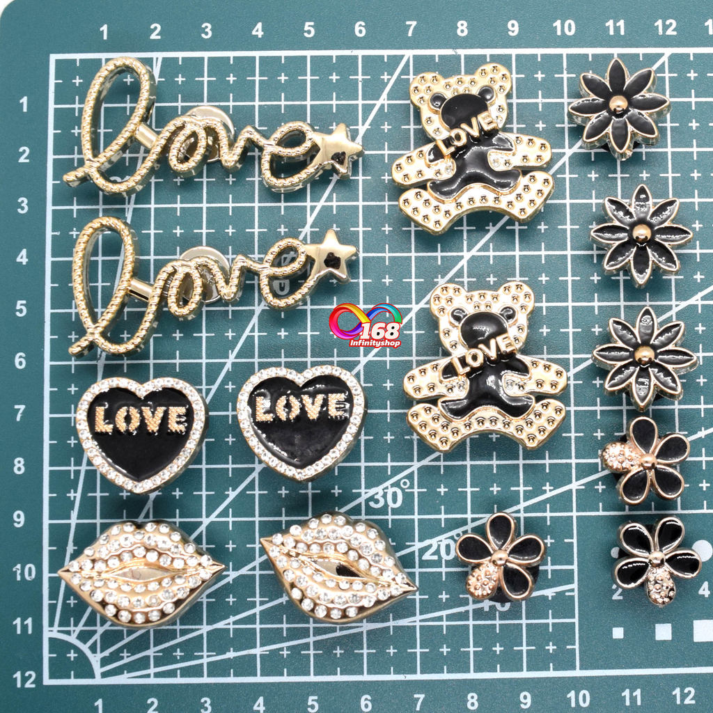 14 ชิ้น LOVE[ JB.94 ] ร้านไทย#jibbitz#จิบบิท#ติดรองเท้า#กระเป๋า#DIY พีวีซี น่ารัก อุปกรณ์เสริม ราคา ถูกที่สุด ดีลบีเคเค แกลเลอรีภาพที่ 5
