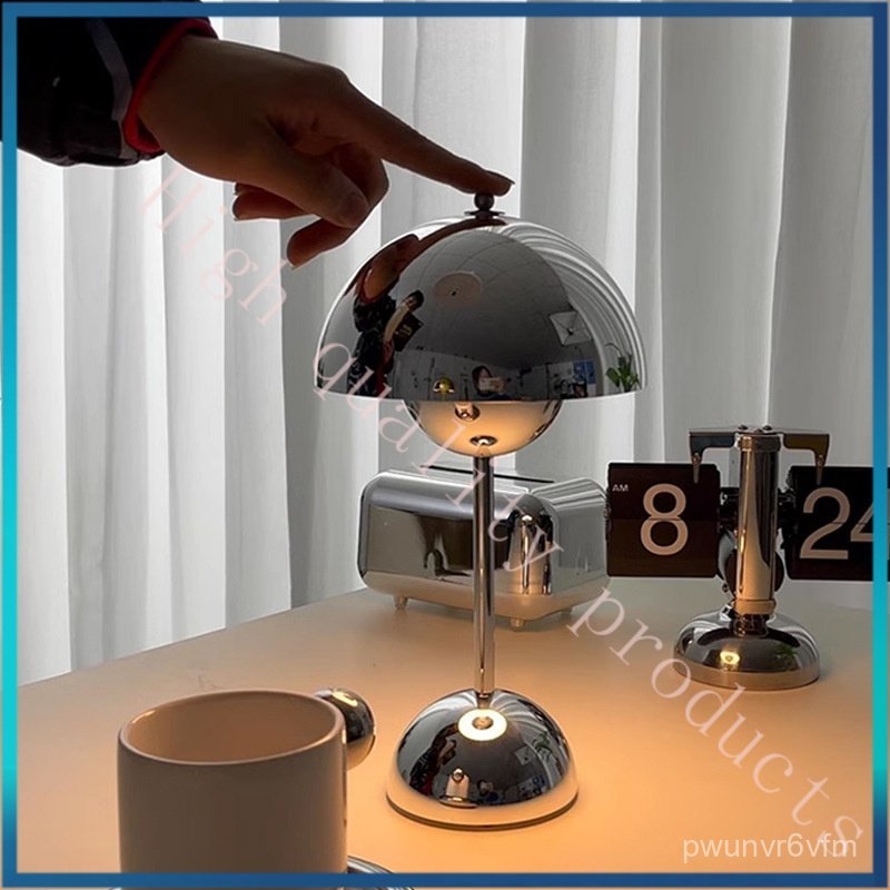 2024New Danish Bud Table Lamp Retro Table Lamp American Table Lamp Rechargeable Table Lamp Touch Nor