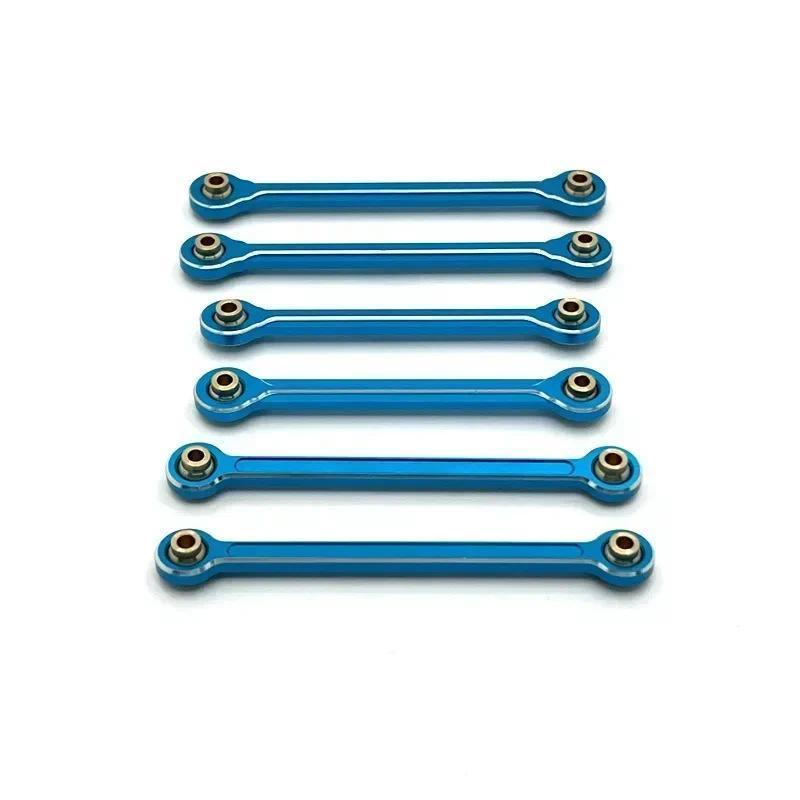 MJX 10208 โลหะ Turnbuckles ดึง Rod Link Rod พวงมาลัย Rod ชุด 1/10 RC รถอะไหล่อัพเกรดอุปกรณ์เสริม