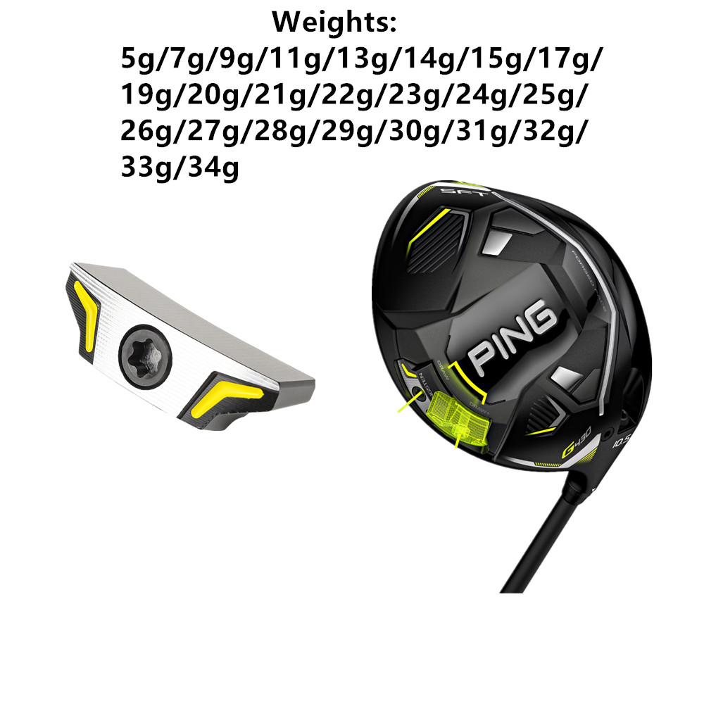 1pcs Golf น้ําหนักเปลี่ยน Fit PING G430 Max Driver G430 LST SFT Driver Golf Club หัวน้ําหนัก