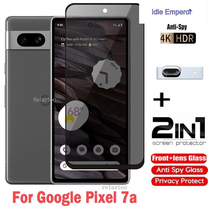 Privacy Screen Protect Glass Film For Google Pixel 9 8 7 Pro A 7A 8A 9A 8Pro 7Pro 9Pro Pixel9Pro Pix