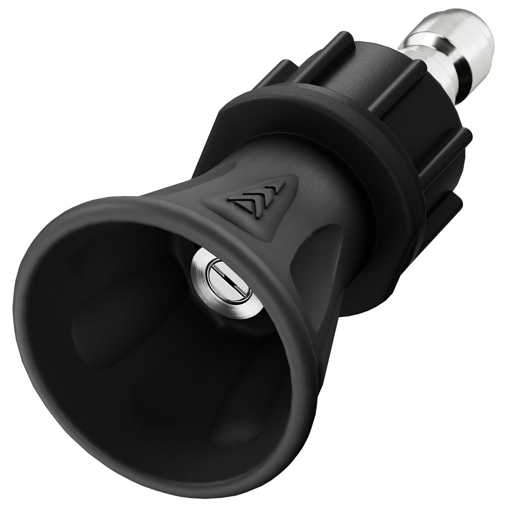40Pressure Washer Nozzle Stainless Steel Durable Nozzle Guard with Rubber Protection 4.0Hole WTJU