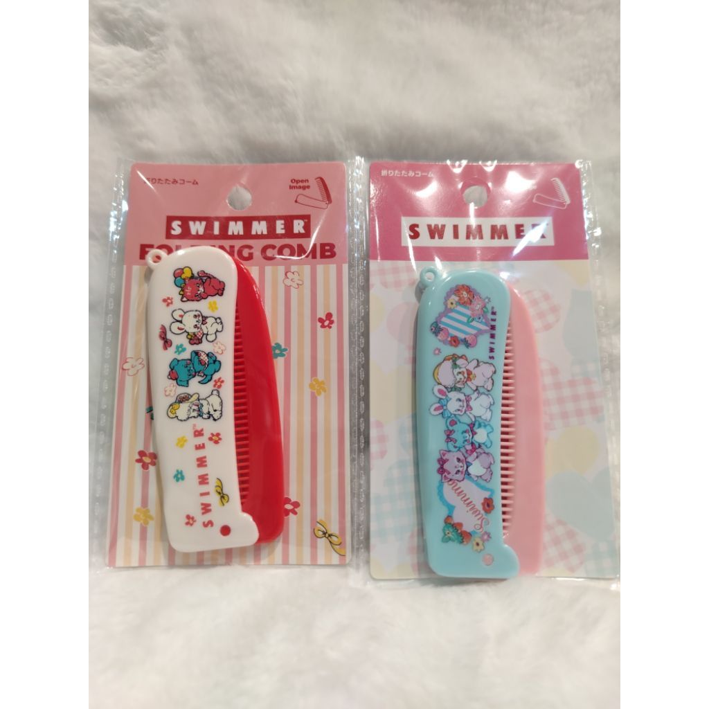 🇯🇵 หวีพกพา​ Swimmer​ Folding Comb 🍊 นำเข้า​จาก​ญี่ปุ่น​แท้​100​%✅