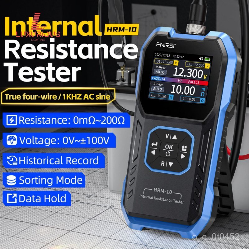 FNIRSI HRM-10 Battery Voltage Internal Resistance Tester TVIH