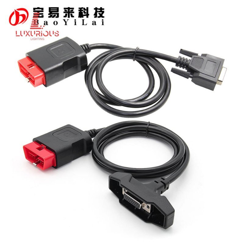 เครื่องมือวินิจฉัย OBDII cable สายเคเบิลหลักพร้อมไฟ เหมาะสำหรับ DS150e Multidiag VD150 PY6A