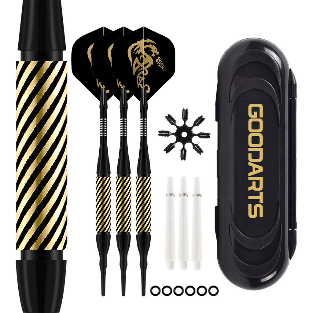 GOODARTS Soft Dart Set Spiral Electronic Dart Needle with Protector