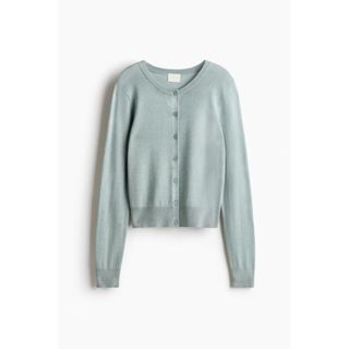 H&M(เอชแอนด์เอ็ม) เสื้อคลุมแขนยาวถักละเอียด ผู้หญิง 0579541_…