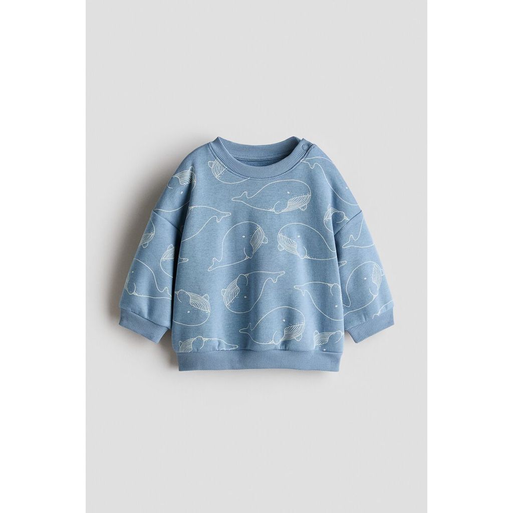H&M(เอชแอนด์เอ็ม) เสื้อสเวตเตอร์พิมพ์ลาย เด็กทารก 1314911_1