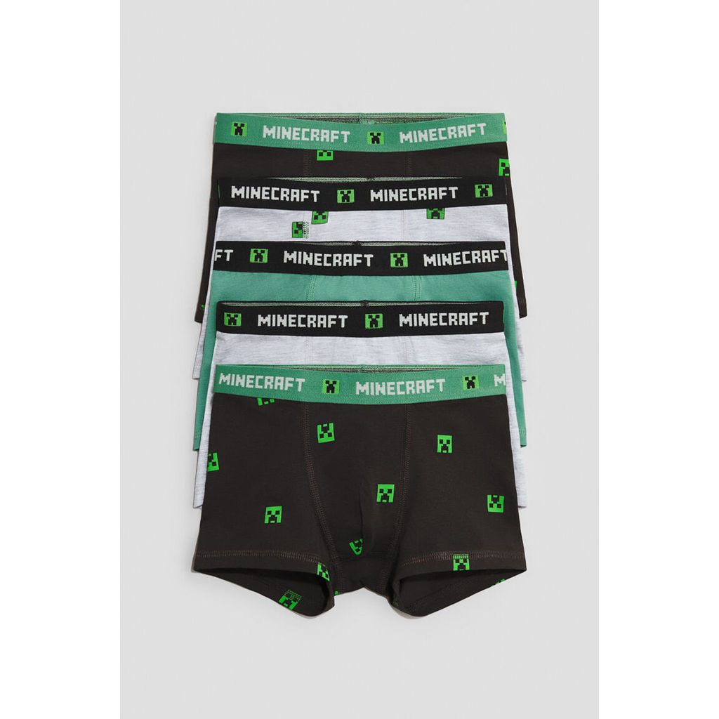 H&M(เอชแอนด์เอ็ม) ชุดกางเกงในทรงบรีฟ 5 ชิ้น Boys 5-pack trunks 1010215_16