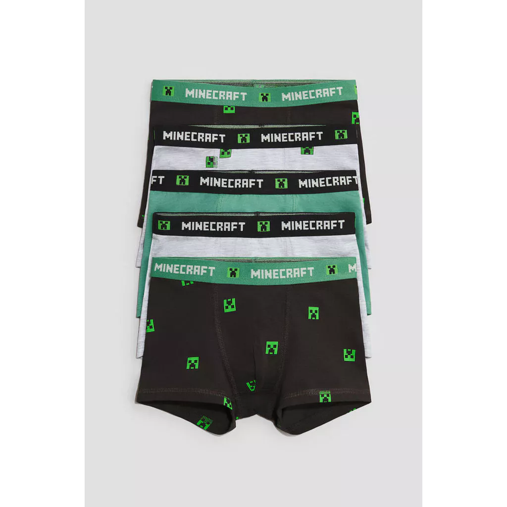H&M(เอชแอนด์เอ็ม) ชุดกางเกงในทรงบรีฟ 5 ชิ้น Boys 5-pack trunks 1010215_16