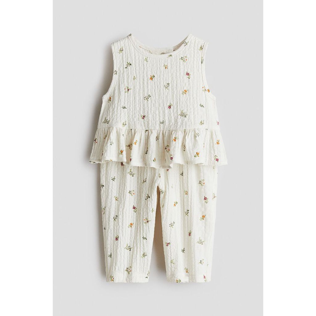H&M(เอชแอนด์เอ็ม) ชุดเสื้อและกางเกง 2 ชิ้น Infants 2-piece top and trousers set 1292837_2