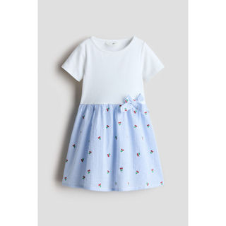H&M(เอชแอนด์เอ็ม) เดรสกระโปรงซีเซอร์เกอร์ Girls Seersucker-s…