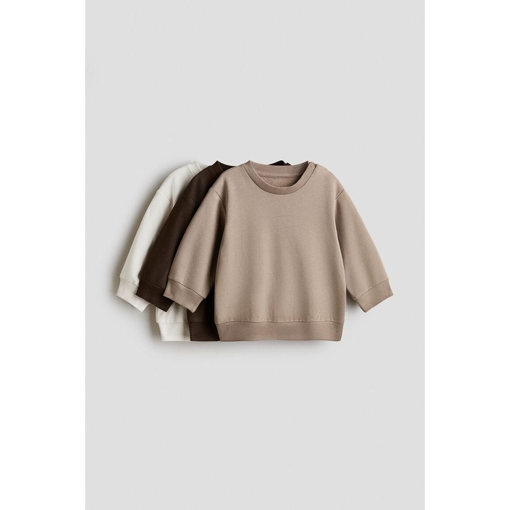 H&M(เอชแอนด์เอ็ม) เสื้อแขนยาวคอตตอน แพ็ก 3 ชิ้น เด็กอ่อน 1088057_13