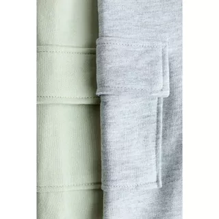 H&M(เอชแอนด์เอ็ม) กางเกงคาร์โก้ทรงจ็อกเกอร์แพ็ก 2 ชิ้น Infants 2-pack cargo joggers 1265981_5