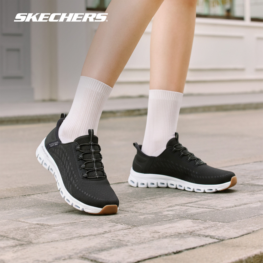 Skechers สเก็ตเชอร์ส รองเท้าผู้หญิง Women Slip-ins Sport Active Glide-Step Tranquility Casual Shoes - 104574-BKW