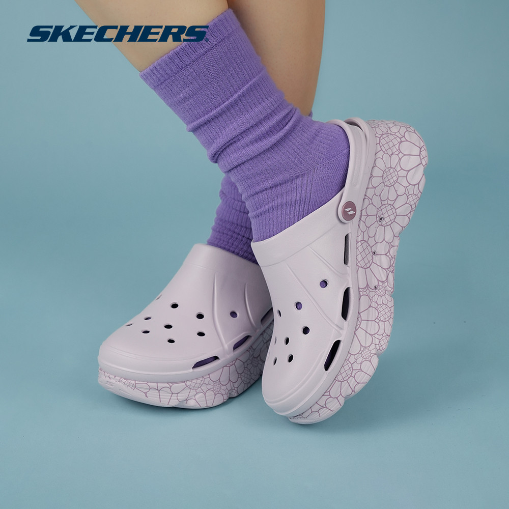 Skechers สเก็ตเชอร์ส รองเท้าผู้หญิง Women Foamies Max Cushioning Foamies In Bloom Shoes - 111671-LAV
