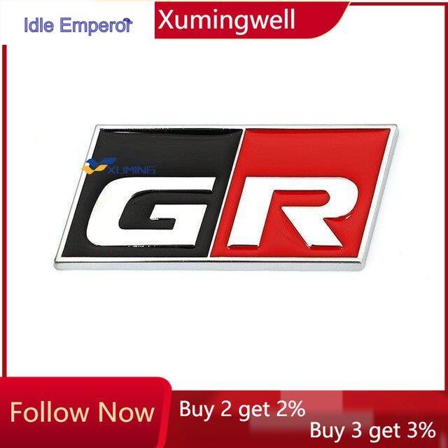 สติ๊กเกอร์ติดรถ GR Sport Logo Decal GR สติ๊กเกอร์โลโก้