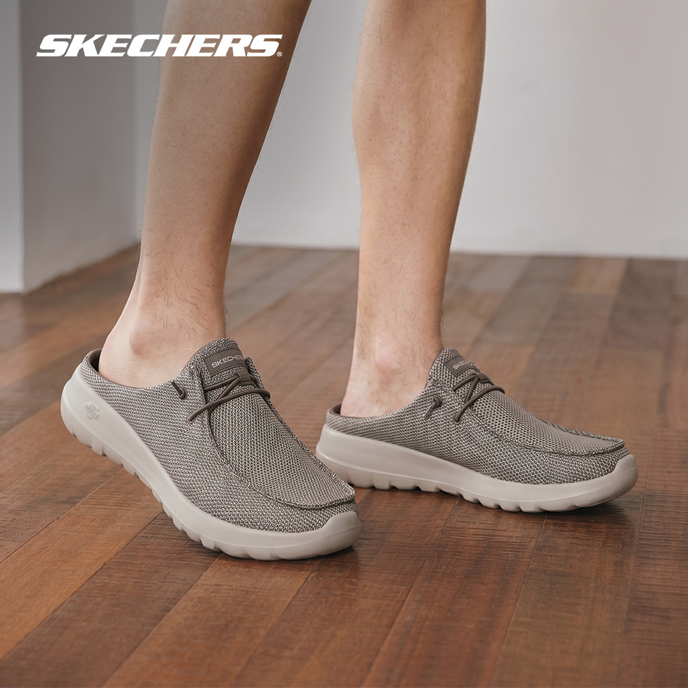 Skechers สเก็ตเชอร์ส รองเท้าผู้ชาย Men GOwalk Max GOwalk Shoes - 216684-DKTP - Air-Cooled Goga Mat (latest)