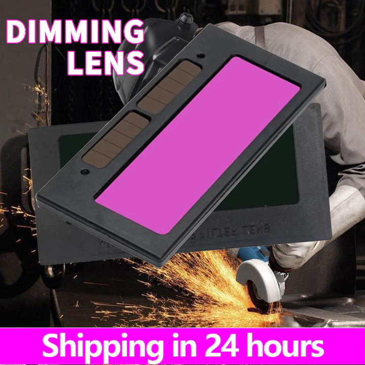 Solar Welding Lens แพนธอนการหรี่แสงอัตโนมัติเลนส์การหรี่แสงอัตโนมัติเลนส์เชื่อมแสงแดดตามช่างเชื่อมหน้ากากป้องกันเลนส์