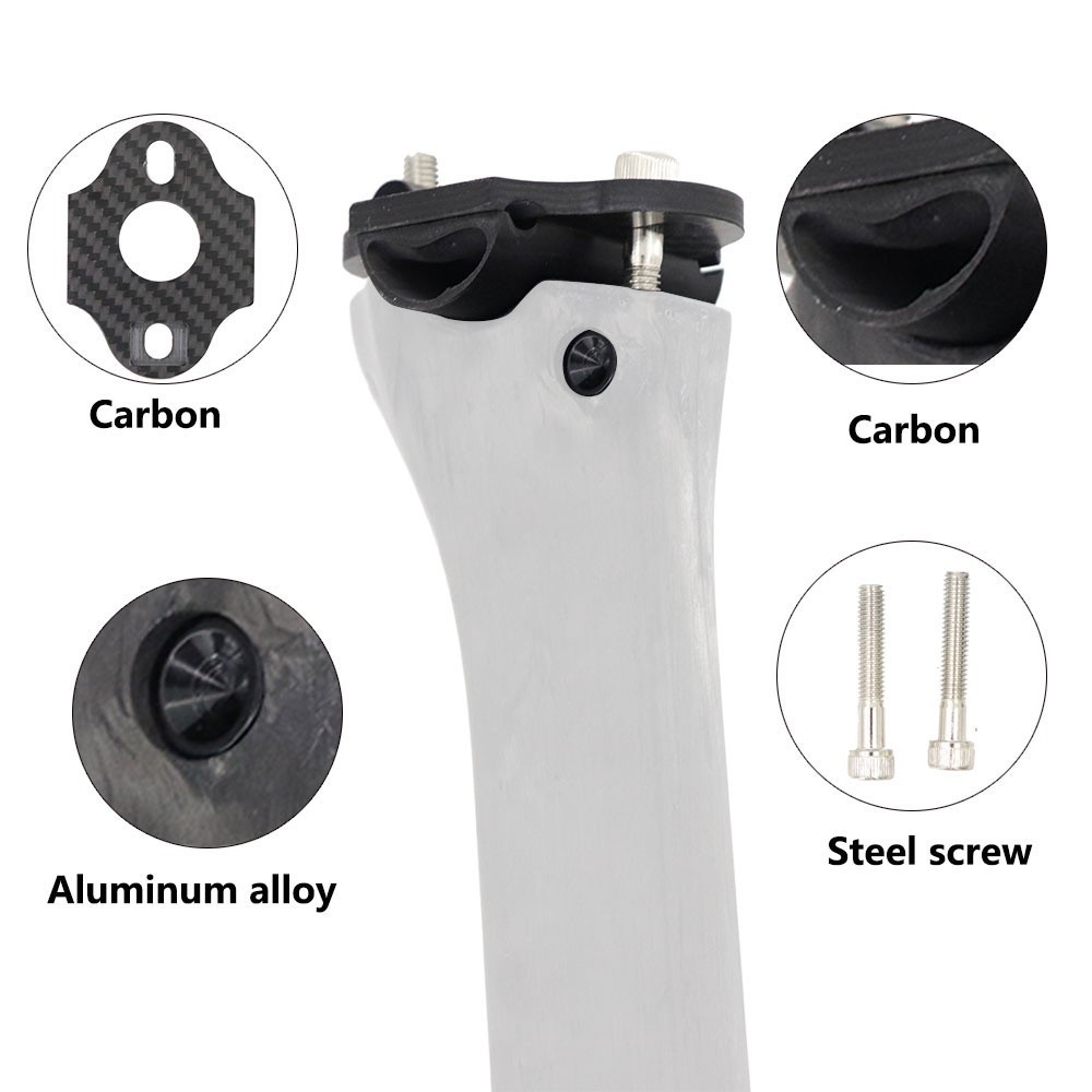 【BC】ฝาครอบคอแฮนด์จักรยาน คาร์บอน พร้อมสกรู สําหรับ F12 Seatpost