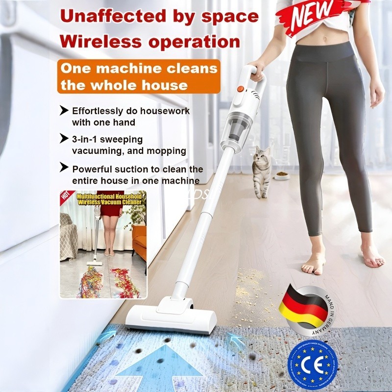 【High-Powered Suction】Portable Vacuum and Mop 2-in-1 Cleaner Vacuum Mop Portable Cleaner Home Cleani