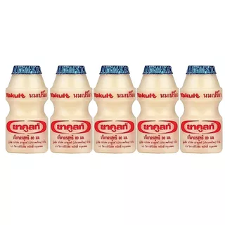 ยาคูลท์ นมเปรี้ยว Yakult Yoghurt 80ml. Pack5