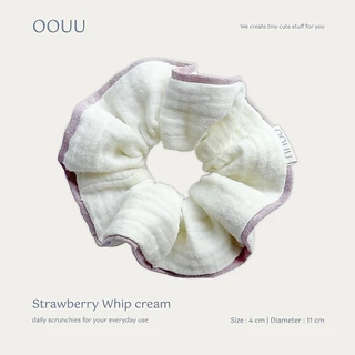Whip cream scrunchies | ยางมัดผม oouu รุ่น whip cream มี 3 สี