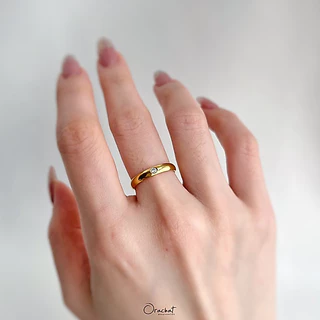Orachat | Kevin 14k ring. (แหวนตัวเรือนสแตนเลส)