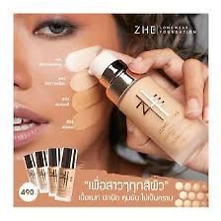 รองพื้นชี ZHE Liquid Foundation ชี รองพื้นเนื้อซาติน ขนาด 30 ml.