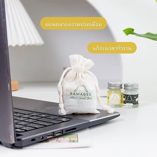 SAWADEE-Somdule set (สมดุล) ประกอบด้วยอโรม่าบาล์มกลิ่นมะลิ 8 g และส้มผสมมะนาว 8 g เหมาะแก่การพกพา ของขวัญ ของชำร่วย