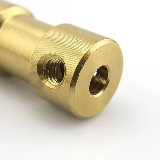 อะแดปเตอร์ข้อต่อเพลามอเตอร์ คัปปลิ้งมอเตอร์ coupling ทองเหลือง อะแดปเตอร์เชื่อมต่อมอเตอร์ทองแดง cnc part