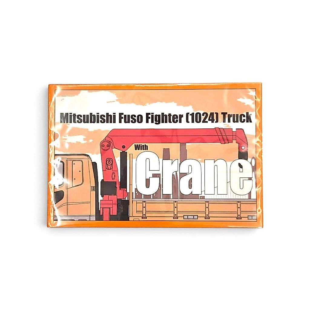 GCD 1:64 Mitsubishi Fuso Fighter(1024) Truck With Crane With accessories KS-082-489