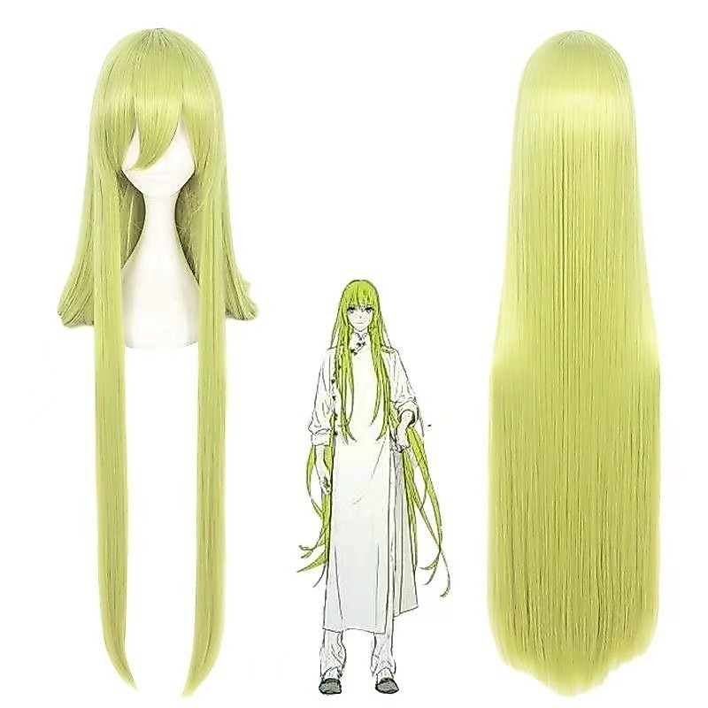 วิกผมอนิเมะ Fate/Grand Order Enkidu ความยาว 100 ซม. วิกคอสเพลย์ มีสินค้าในสต็อก