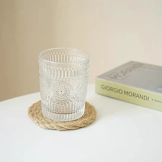 OurHome [พร้อมส่ง] แผ่นรองจานฉนวนกันความร้อนลายผ้าลินิน Flax weaving insulated placemat ที่รองแก้วทำจากผ้าลินิน