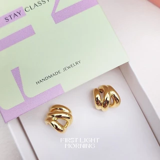 First Light Morning : Alina Earrings - Stainless Steel ต่างหู Mimimal