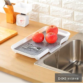 Keyway D-043 ถาดคว่ำแก้วพร้อมตระแกรงรอง, วางช้อน, วางผักผลไม้หลังล้างน้ำ สะเด็ดน้ำไหลลงอ่างเองง่ายๆ