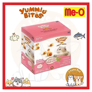 (ยกกล่อง)Me-O Yummies Bites มีโอยัมมี่ไบรท์ ขนมแมว ขนาด 30gx12 ซอง/10gx20ซอง