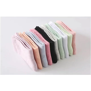 ถุงเท้าแฟชั่น สีพลาสเทล แนววินเทจ สไตล์ญี่ปุ่น พร้อมส่งจากไทย S60