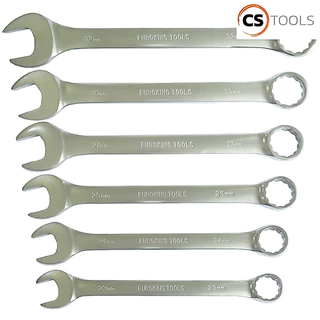 Euro King Tools ประแจปากตายแหวนข้าง ขนาด 6-32mm. 23 ชิ้น/ชุด เกรดเหล็ก CRV อุปกรณ์ครบตามรูปภาพ ของแท้ 100%