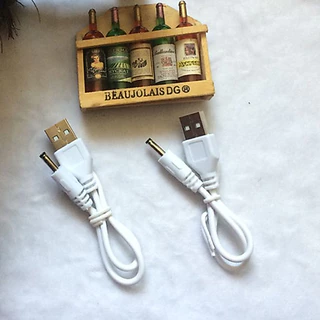 สายชาร์จ USB หัวกลม DC3.5 DC5.5 ความยาว 1M 1.5M