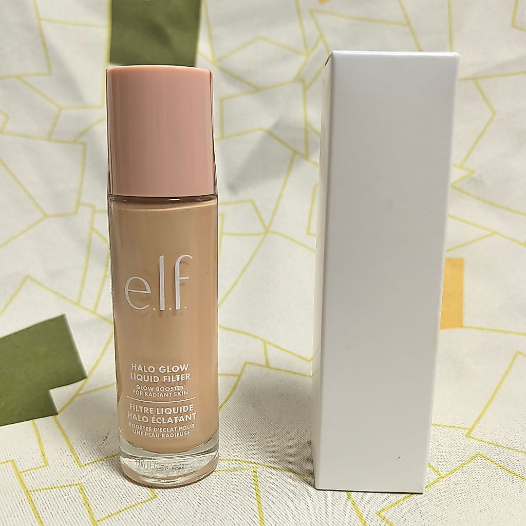 Elf halo glow Liquid High Gloss Liquid Foundation Liquid Foundation แต่งหน้า Primer Foundation Brigh