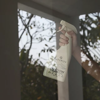 SOGANICS Window Cleaner - Fragrance-Free 500ml.|โซแกนิคส์ น้ำยาทำความสะอาดกระจก 500 มล.