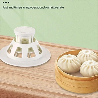 Seeo Baozi ทํา Mould, ดอกไม้ประเภท ABS Dumpling Bao Buns Mould, โฮมเมด DIY team แม่พิมพ์ขนมปังยัดไส้