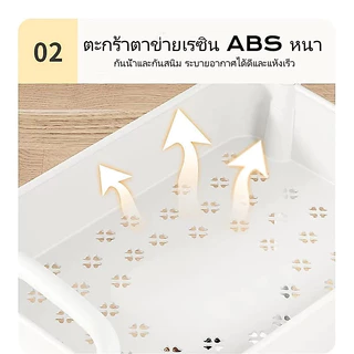 ชั้นเก็บของแบบเคลื่อนย้ายได้ ง่ายต่อการเคลื่อนย้าย 3/4/5 ชั้นวางรถเข็นพลาสติก รอก มือจับ ตู้หนังสือแบบเคลื่อนย้ายได้