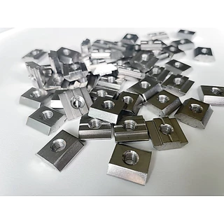 แพค 40 ตัว ราคารวมแวท Tnut Nut Slide Nut อลูมิเนียมโปรไฟล์ นอตตัวเมียฉากโปรไฟล Aluminum Profile Frame T nut