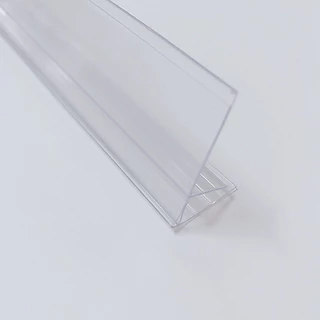 ป้ายราคาติด shelf พลาสติกแบบใส แบบเสียบชั้นวาง ขนาดความยาว 120 cm