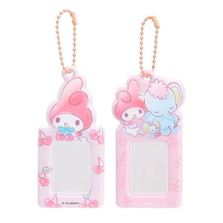 พวงกุญแจ ใส่รูป ห้อยกระเป๋า มี 2ชิ้น/แพค และแบบ 1ชิ้นมี2ช่องใส่รูป จาก Sanrio ลิขสิทธิ์แท้100% พร้อมส่ง