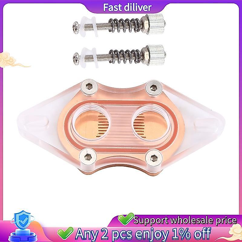 CPU Water Cooling Block Cooler อะคริลิคโปร่งใส South Bridge Northbridge Block สําหรับคอมพิวเตอร์ CPU