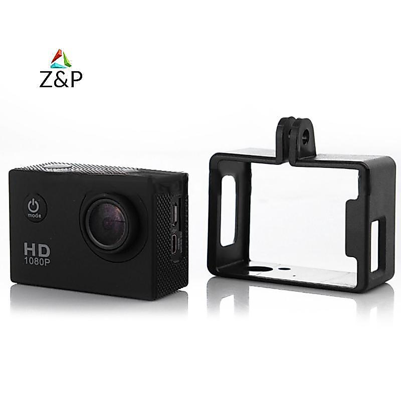 Z & P SJ4000 กรอบป้องกันกรณีฐาน SJ4000 Border สําหรับ SJCAM SJ4000 AIR, SJ4000 WIFI, SJ4000 อุปกรณ์เ