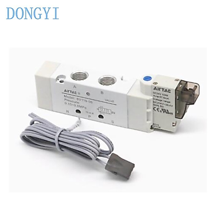 Solenoid Valve 6V 6V110 6V120 6V130C -06 -M5 -J04 -J06 050 200 A B C F AC220V DC24V AC110V DC12V